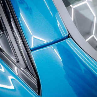 Detail PPF fólie na karosérii